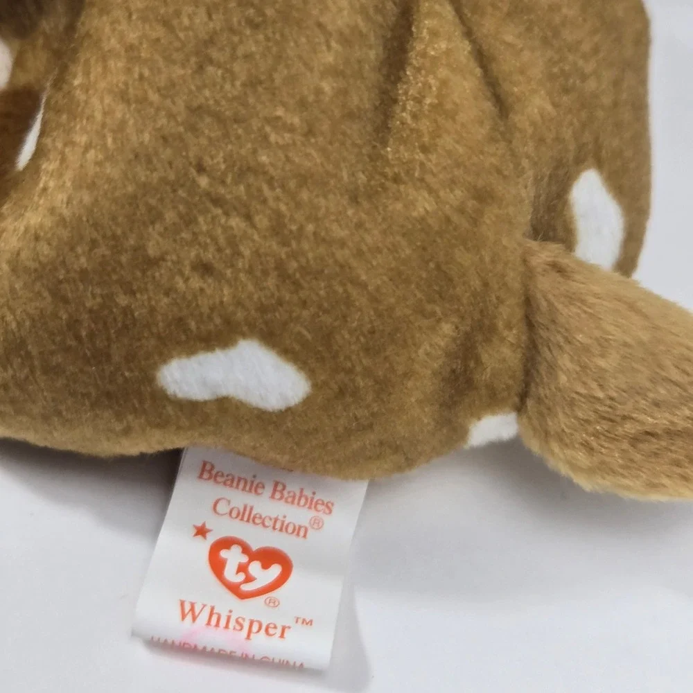 Ty Beanie Babies Lot of 7 Lion Deer Snake Cats Gorilla Mandrill Plush Toys